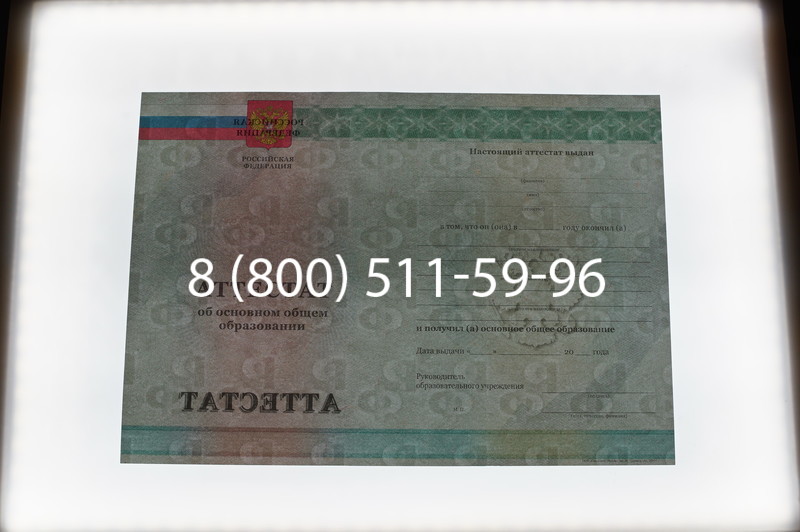 Заказать Аттестат за 9 класс 2011-2013 годов в Альметьевске
