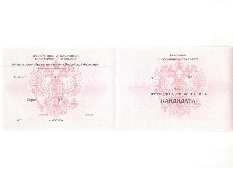 Купить Диплом кандидата наук 2010 в Альметьевске