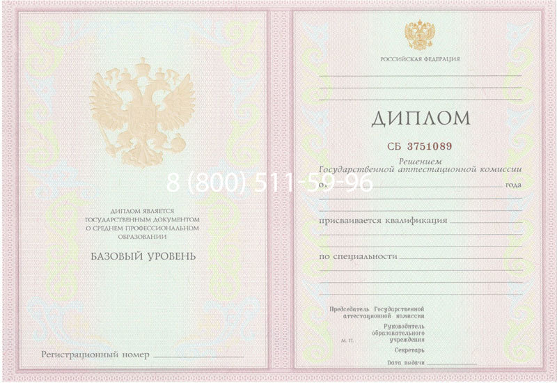 Купить Диплом колледжа 2003-2006 годов в Альметьевске