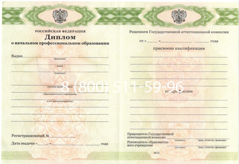 Купить Диплом училища 2010 год в Альметьевске
